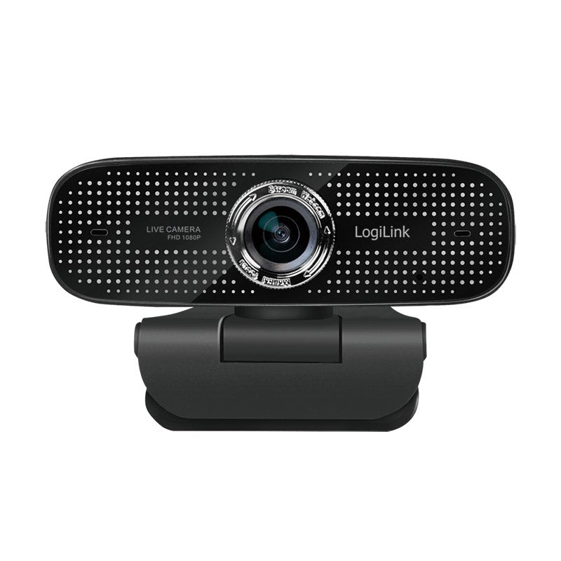 Logilink Ua0378 Cámara Web Hd Usb 100 Grados Con Micrófono Dual