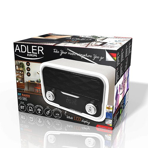 EAN 5902934839181 - Adler AD 1185 radio Portátil Blanco imagen 6