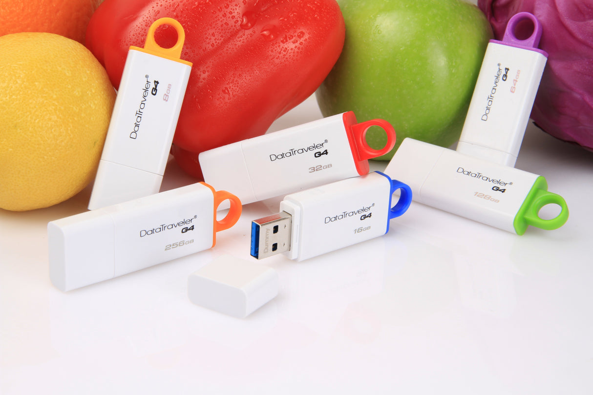 EAN 0740617220452 - Kingston Technology DataTraveler G4 unidad flash USB 16 GB USB tipo A 3.2 Gen 1 (3.1 Gen 1) Azul, Blanco imagen 18