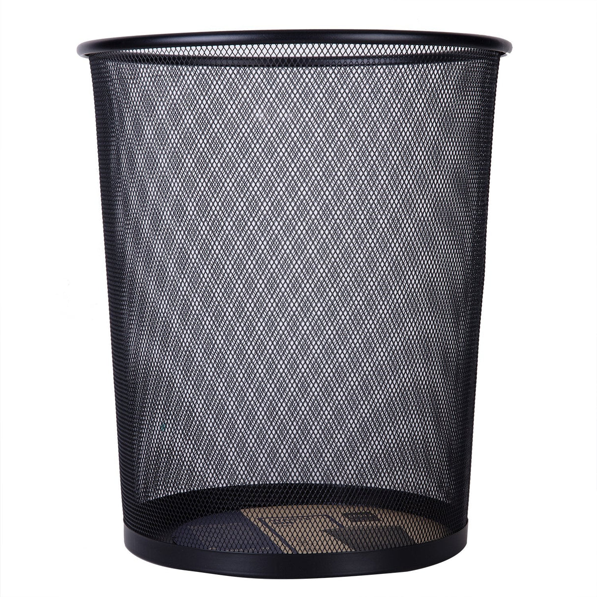 Deli Papelera Grande Metalica 295x240x347mm Negro