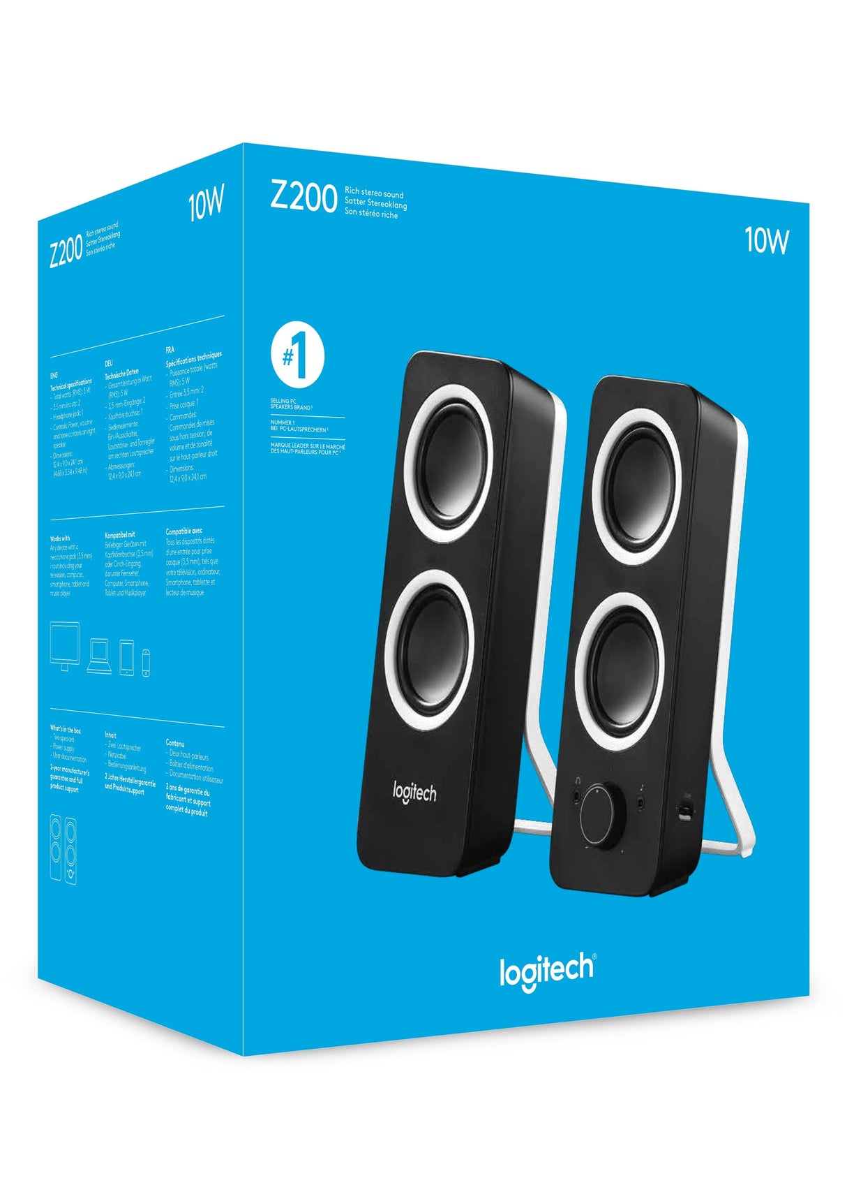 EAN 5099206048744 - Logitech Z200 Negro Alámbrico 5 W imagen 6