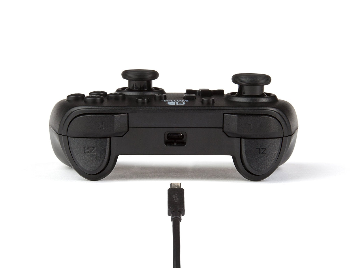 Mando Gaming Powera Para Nintendo Switch Negro Mate