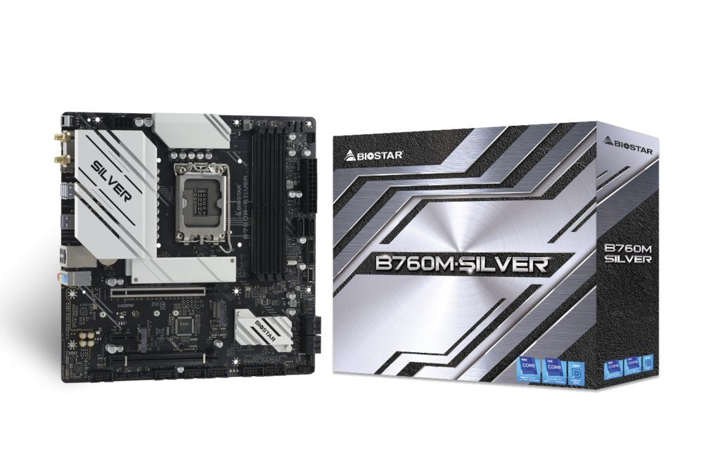 Placa Base Biostar B760m-Silver B760 S1700 Matx Intel