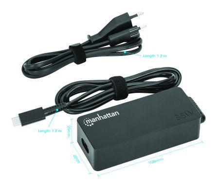 EAN 0766623102490 - Manhattan 102490 adaptador e inversor de corriente Interior Negro imagen 5