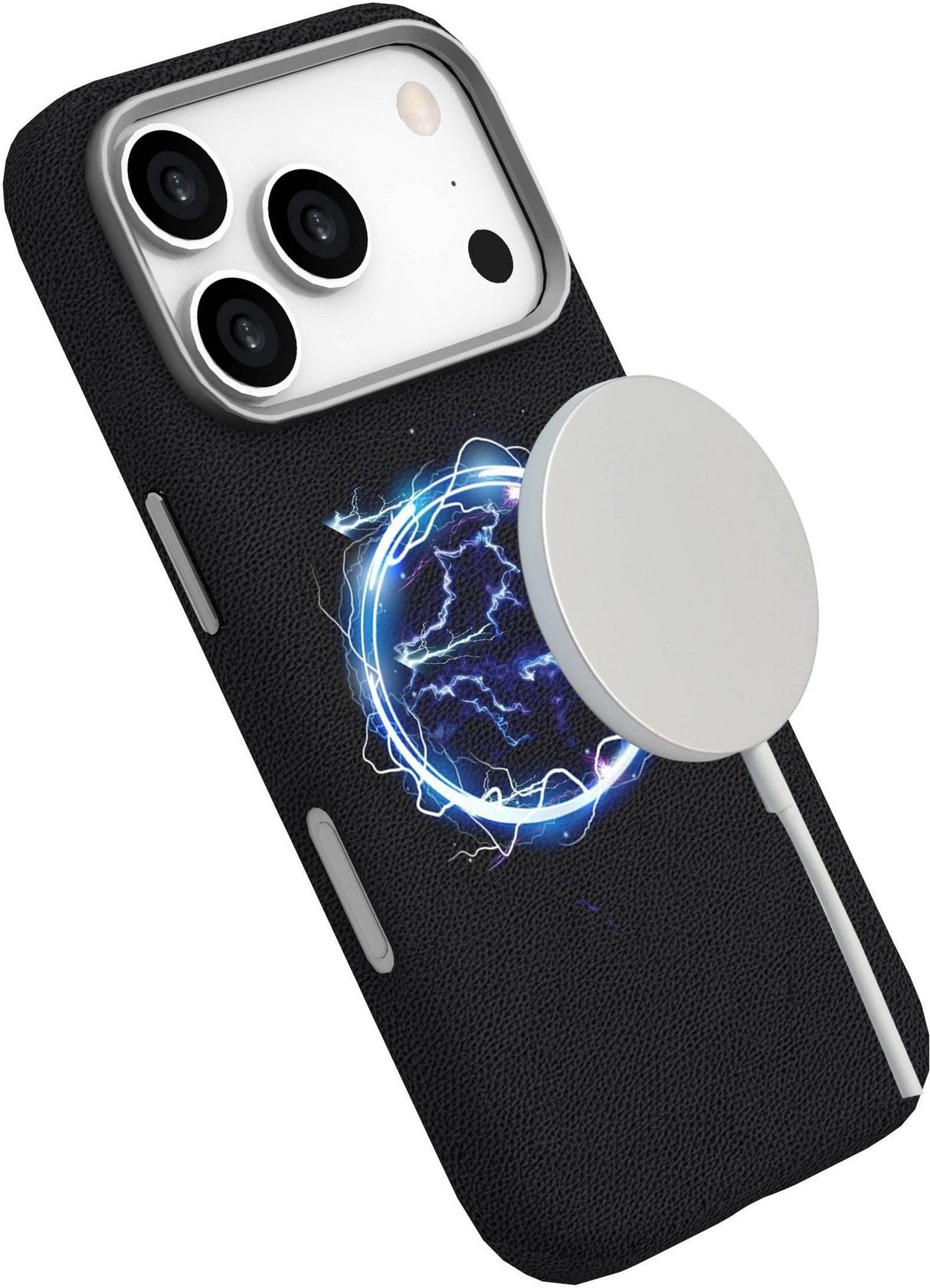 Infinite (Grs) Venice Iphone 17 Pro Black Leather Magnetic