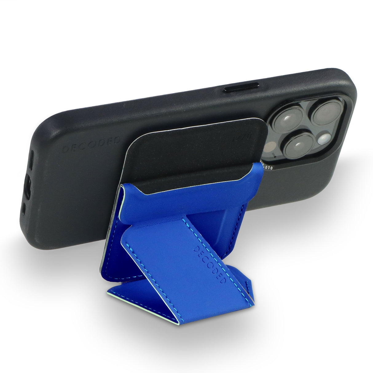 Decoded D24mscs1gb Monedero, Tarjetero Y Portadocumento De Viaje Billetera Azul Silicona