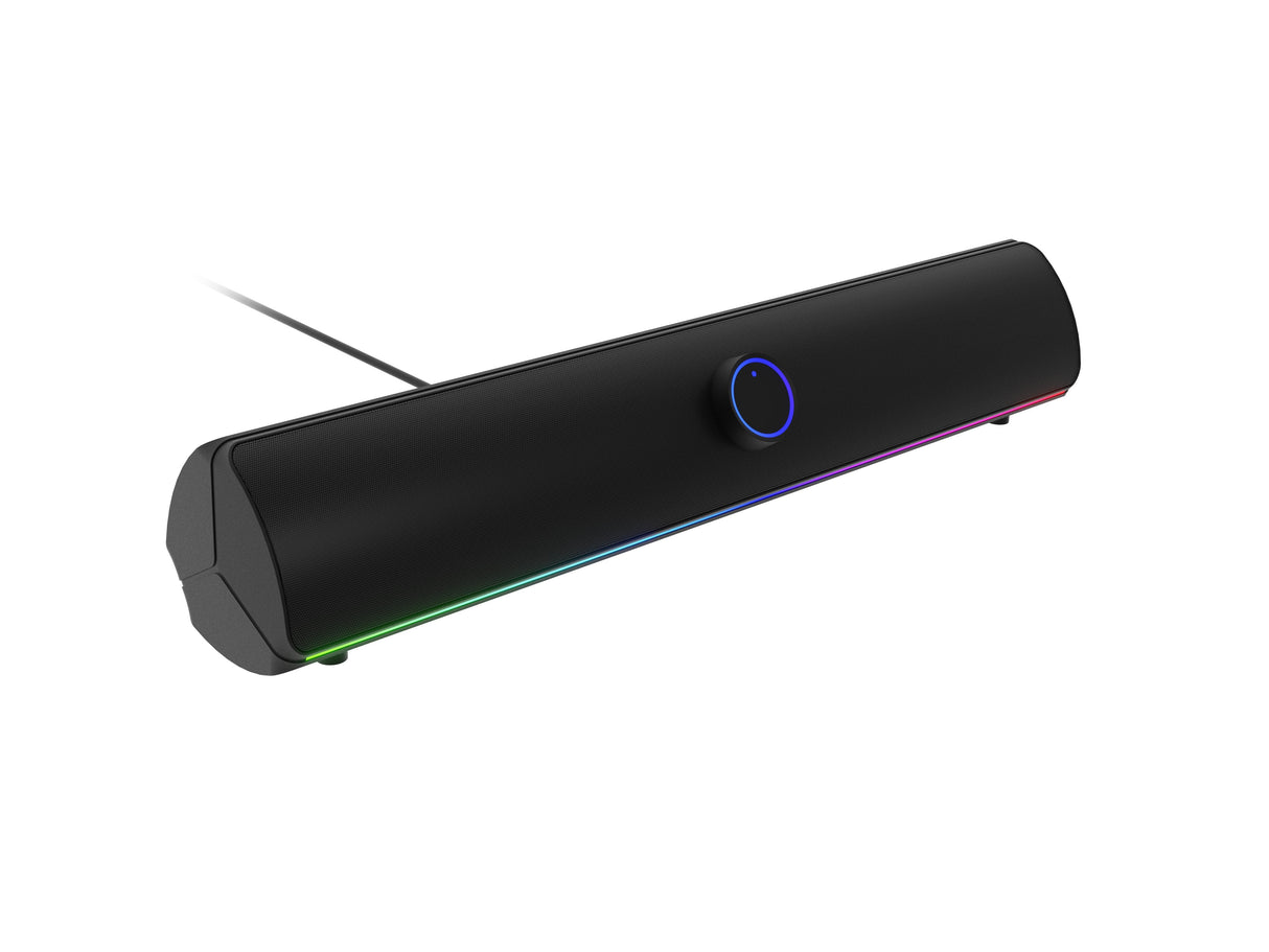 Barra De Sonido Bluetooth Genesis Helium 312bt 2.0 Rgb 10w