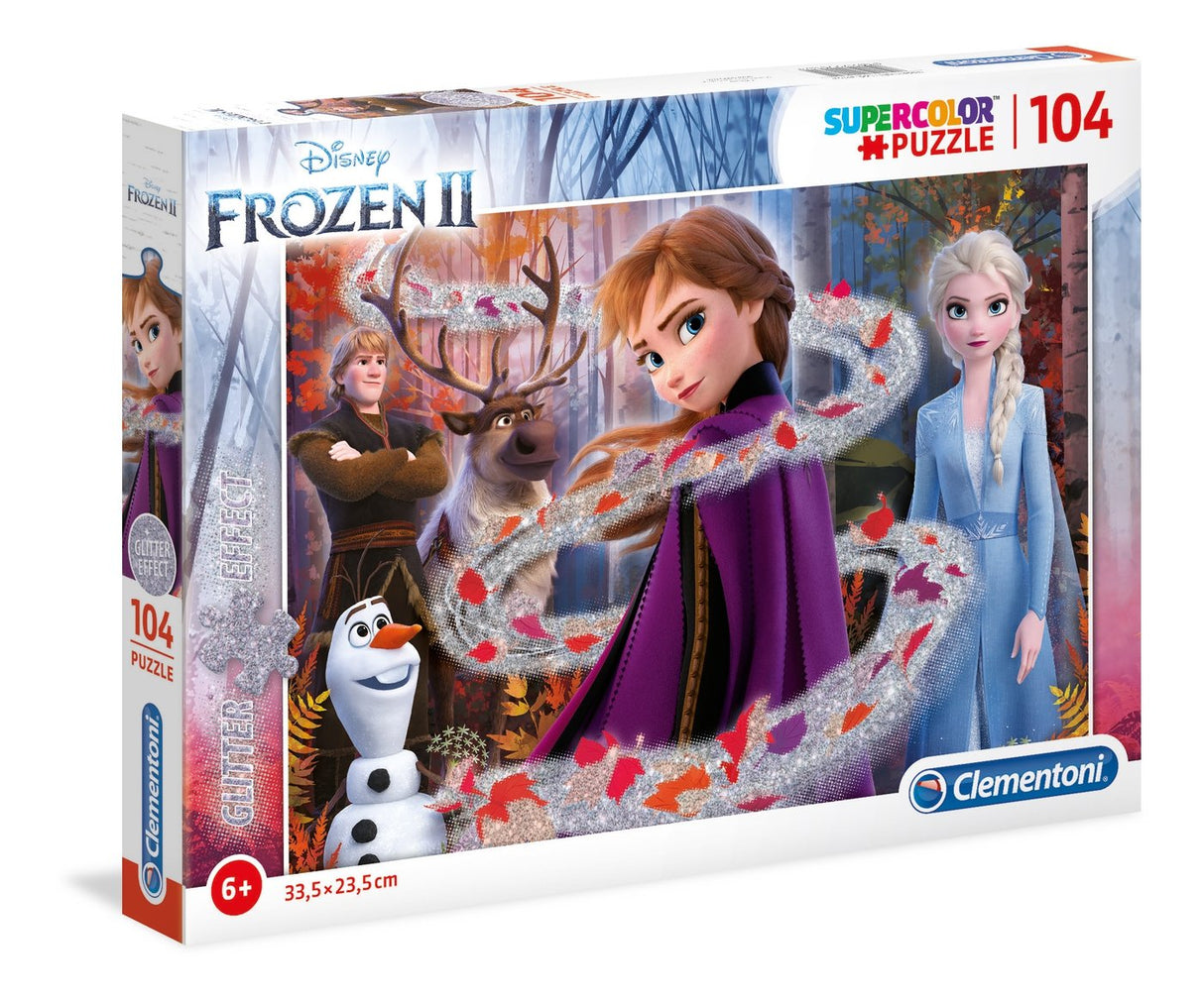 Puzzle Glitter Effect Frozen 2 Disney 104pzs