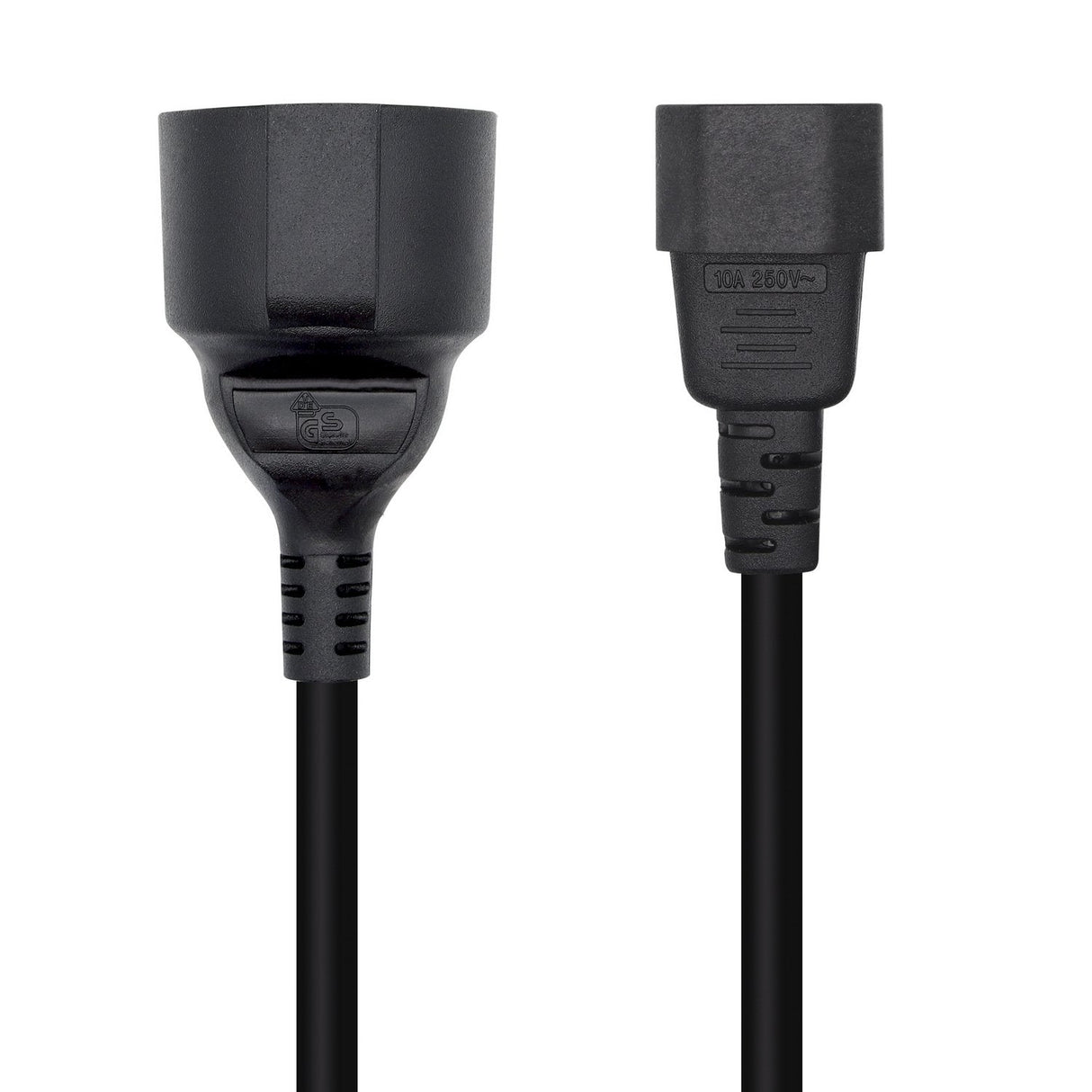 Aisens Cable Alimentacion 16a - C14/M A Cee7/H - 25cm - Negro