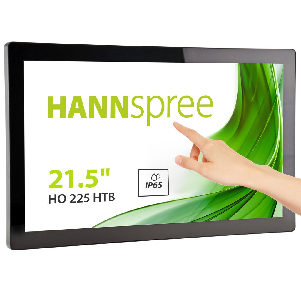 Monitor Hannspree Open Frame Ho 225 Htb 54,6 Cm (21.5") Led Full Hd Pantalla Táctil Diseño De Tótem Negro