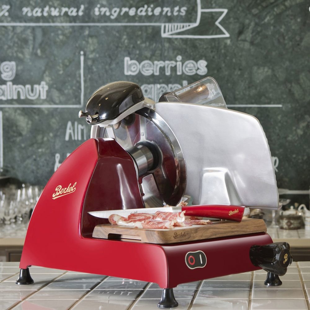 Berkel Red Line 250 Rebanadora Eléctrico Rojo, Plata Acero Inoxidable