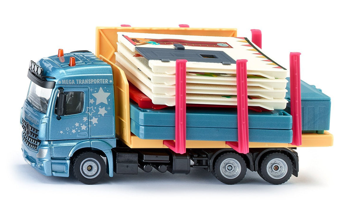 EAN 4006874035625 - Siku Prefab house transporter Modelo a escala de camión de transporte pesado Previamente montado 1:50 imagen 1