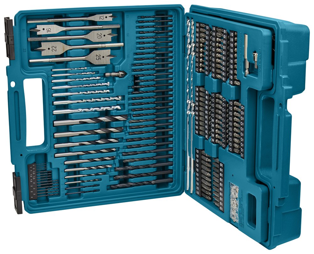 Juego De Herramientas De Mano Makita Accesorios En Caja 256 Pcs.