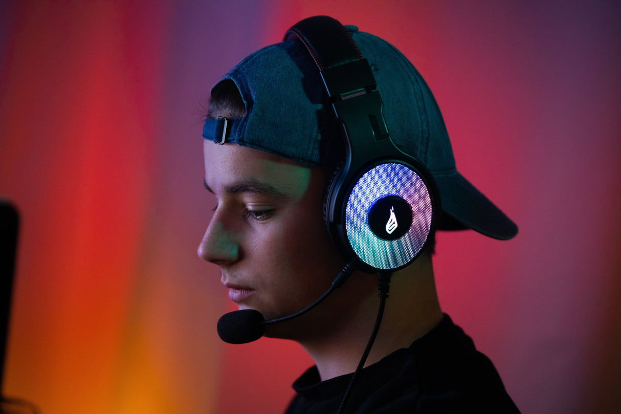 Auriculares Gaming Con Micrófono Surefire Harrier 360/ Usb/ Negros