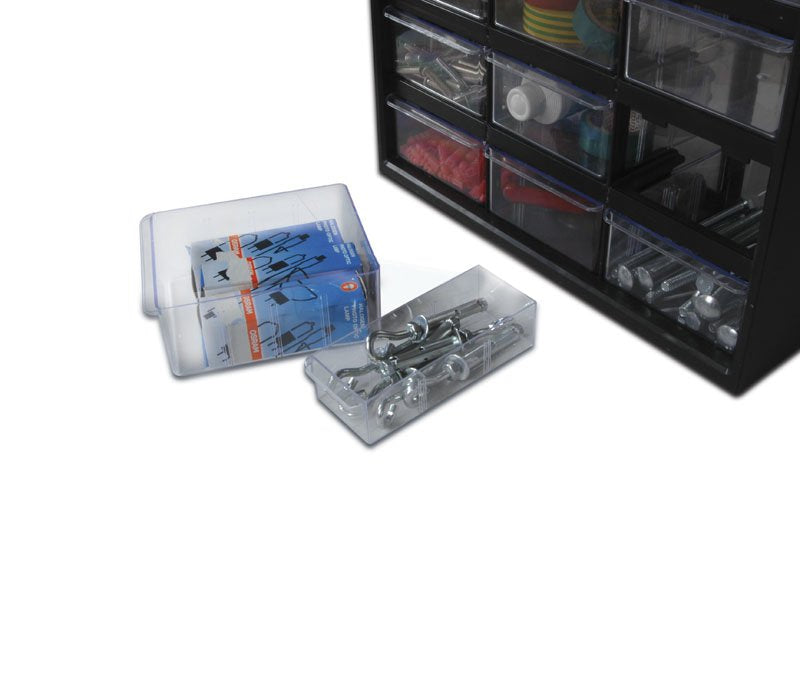 EAN 3253561939815 - Stanley 1-93-981 pieza pequeña y caja de herramientas Caja para piezas pequeñas Plástico Negro, Transpare imagen 4