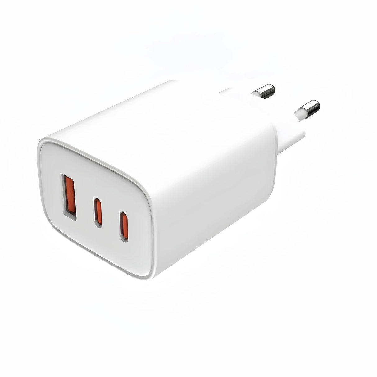 Cargador Pared/Viaje Ultra Slim 2xusb-C/Pd + Usb-A 65w Blanco Leotec Leotec Cargador 65w Gan Carga Rapida Ultra Slim 2 Usb-C Pd +1 Usb-A Blanco (Compatible Con Apple Y Samsung)