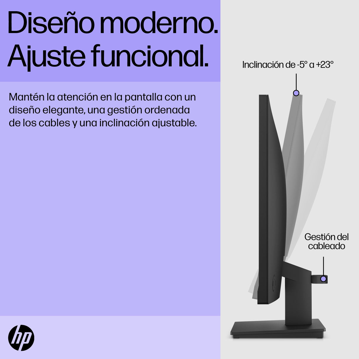 EAN 0196548193844 - HP V24i G5 FHD Monitor pantalla para PC 60,5 cm (23.8") 1920 x 1080 Pixeles Full HD LCD Negro imagen 15