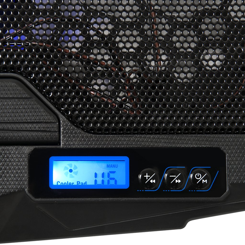 Spirit Of Gamer Soporte Refrigerador Airblade 600 Blue Para Portatiles Hasta 17.3\1 Ventiladores 2x12cm 2x7cm Iluminacion Led 2xusb
