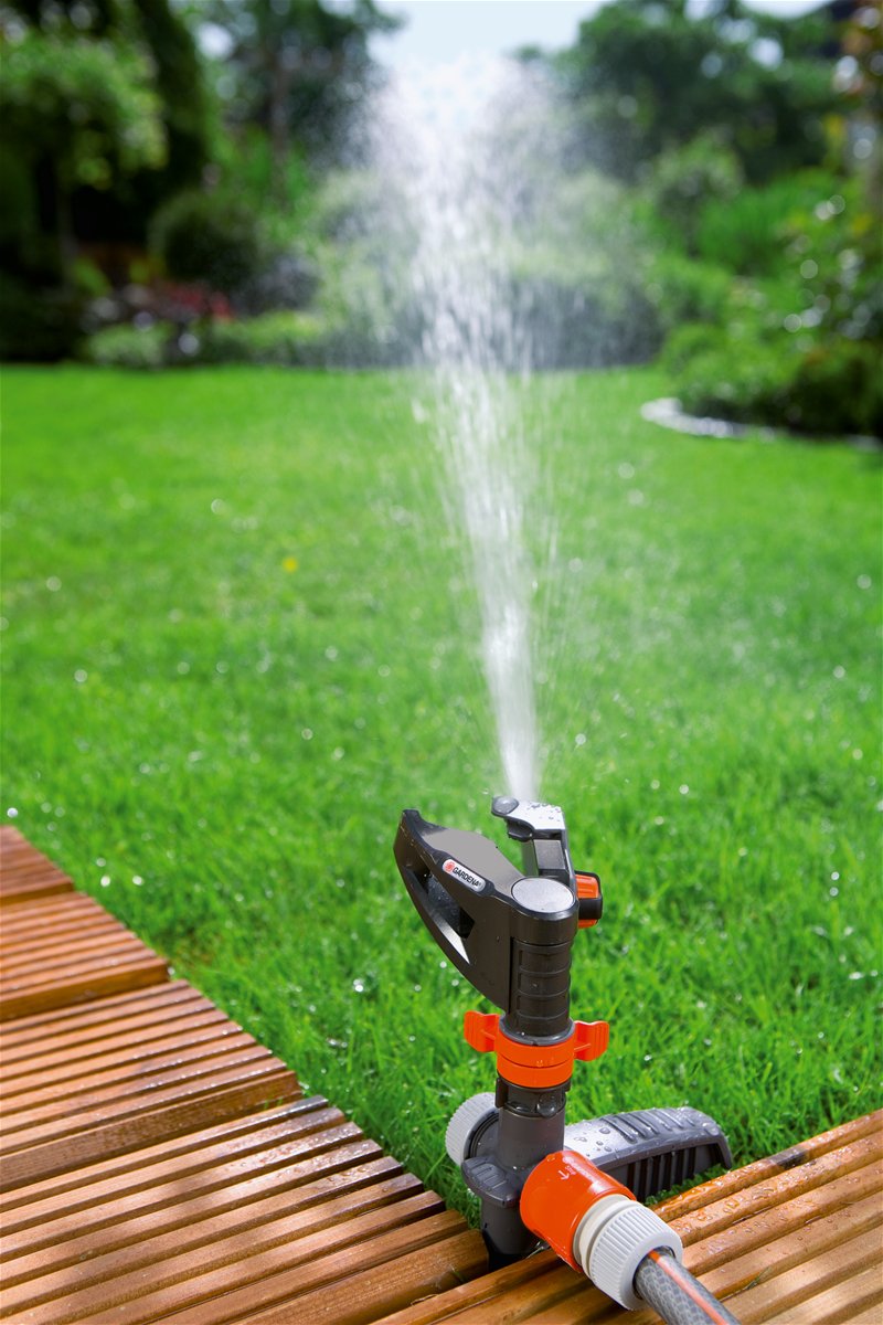 EAN 4078500814102 - Gardena 8141-20 rociador de agua Aspersor de agua por impulso Gris, Naranja, Plata imagen 2