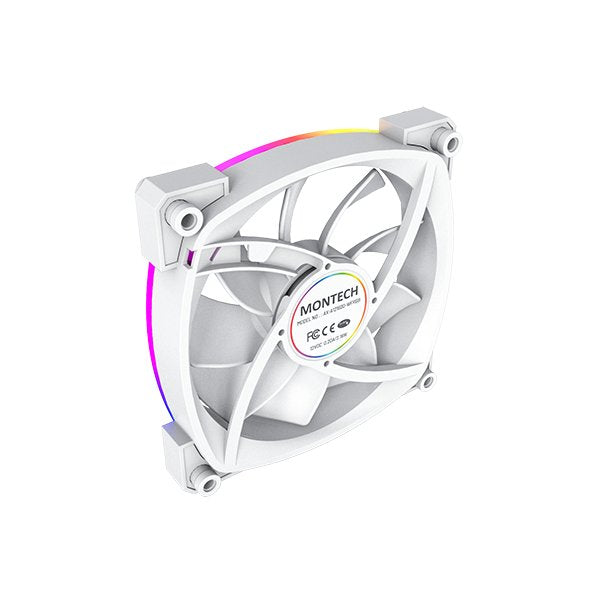Montech Ax120 Pwm Argb Ventilador - 120mm, Blanco