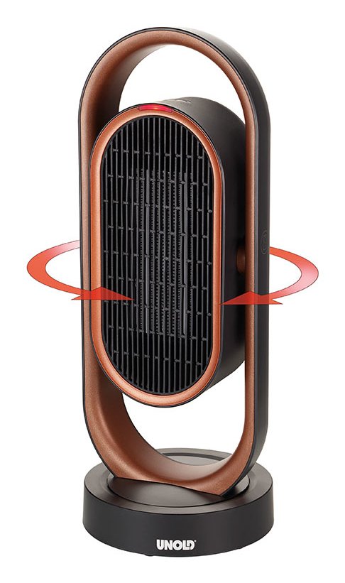 EAN 4011689865350 - Unold 86535 calefactor eléctrico Interior Negro, Marrón 1800 W Ventilador eléctrico imagen 2
