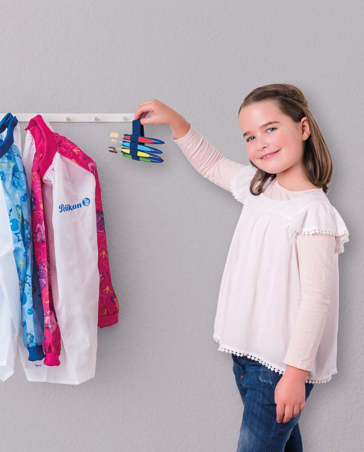 Juego De Pinceles Pelikan Griffix 5 Piezas, Incluye Cinta Para Pinceles 700733