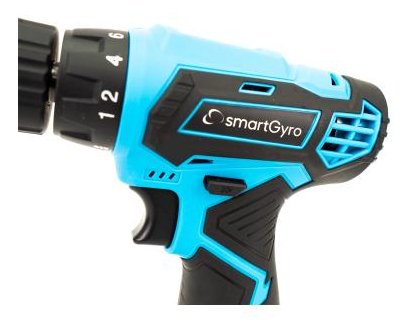 Smartgyro Sg27-463 Destornillador Eléctrico Y Llave De Impacto Negro, Azul Claro