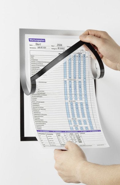 Durable Duraframe Magnetic Note A4 1 Mück Plata