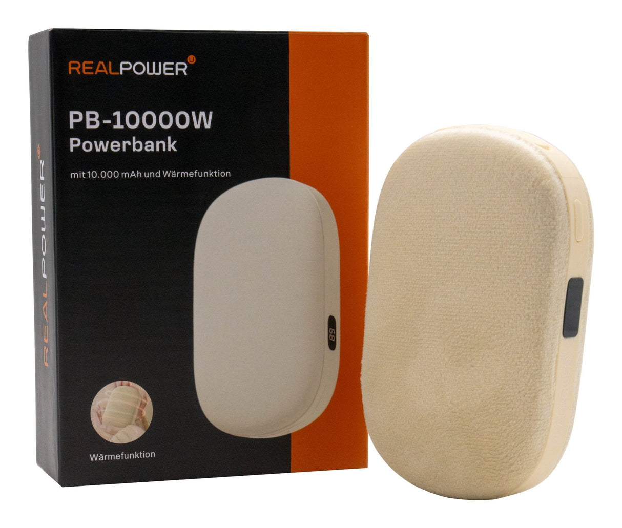 EAN 4040895012548 - RealPower PB-10000W 10000 mAh Beige imagen 3