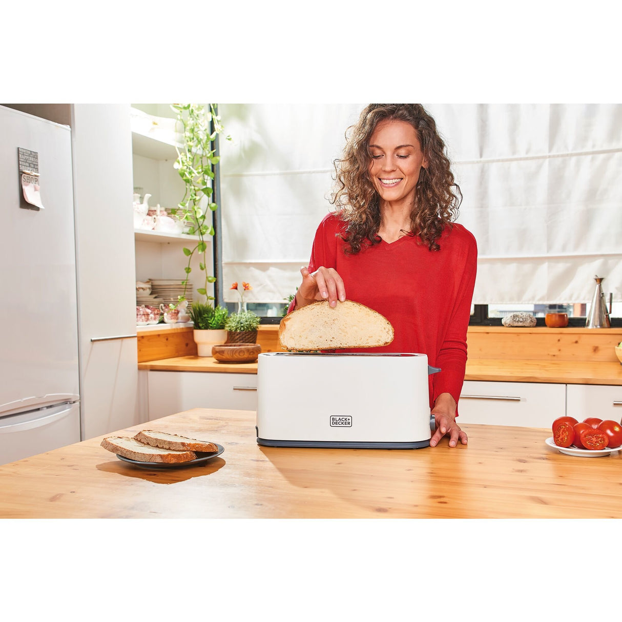 EAN 8432406600058 - Black & Decker BXTO1001E tostadora 7 1 rebanada(s) 1000 W Blanco imagen 5
