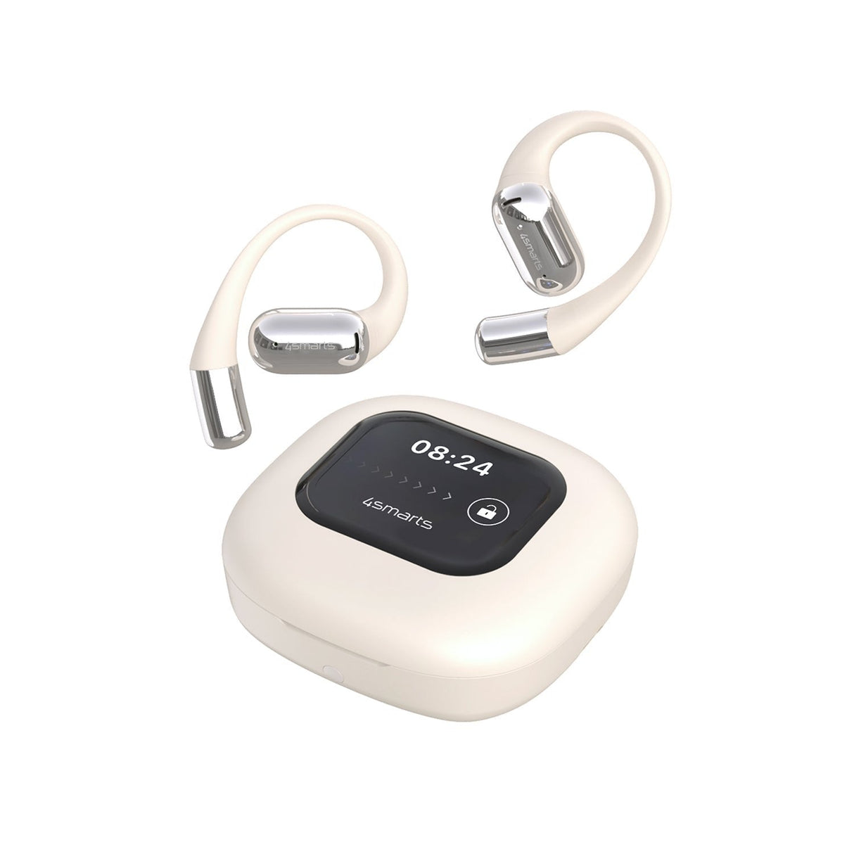 4smarts Open-Ear Azultooth Kopfhrer Skybuds Ai Screen, Beige