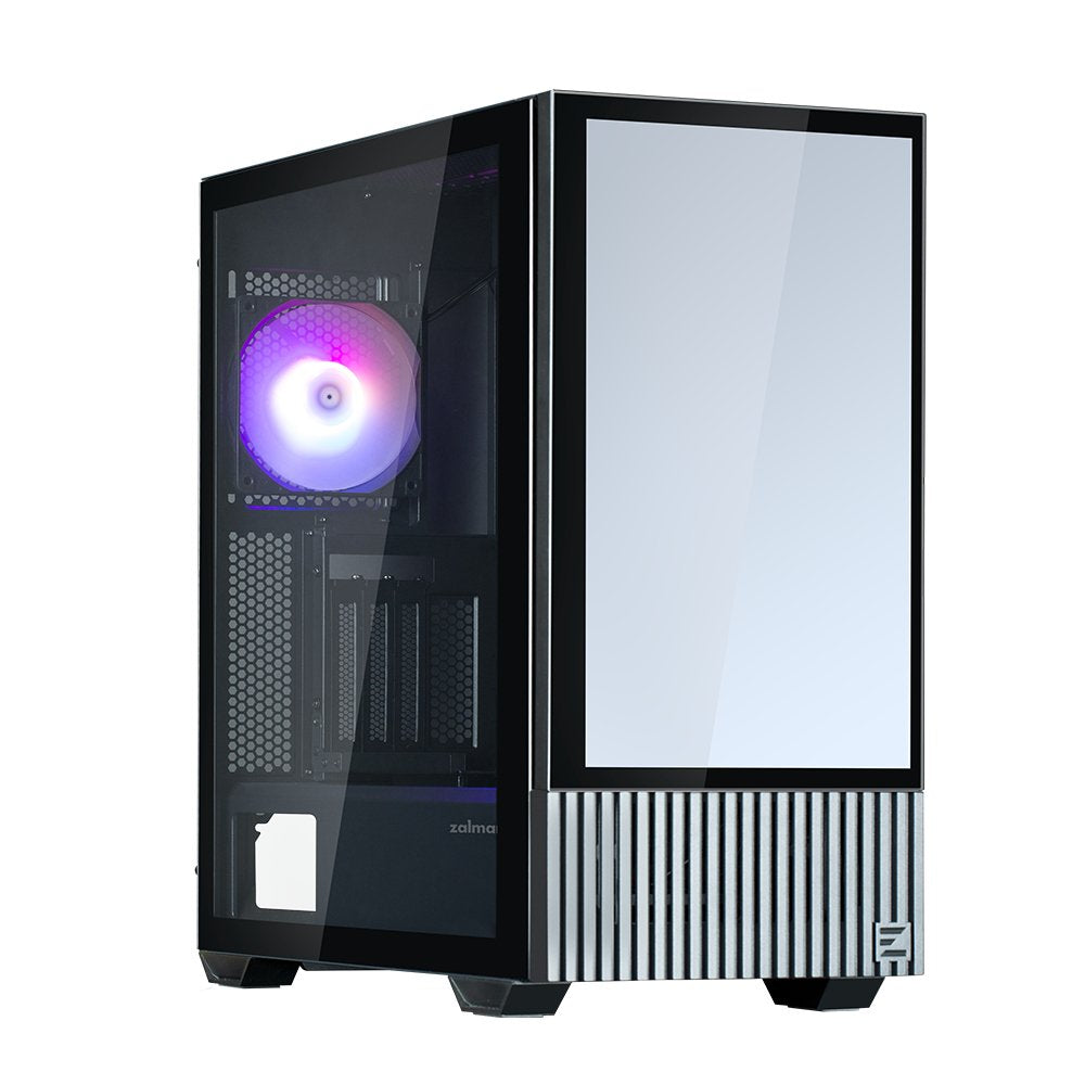 Caja Pc Zalman Z10ds Black Atx Mid Tower Argb Fan