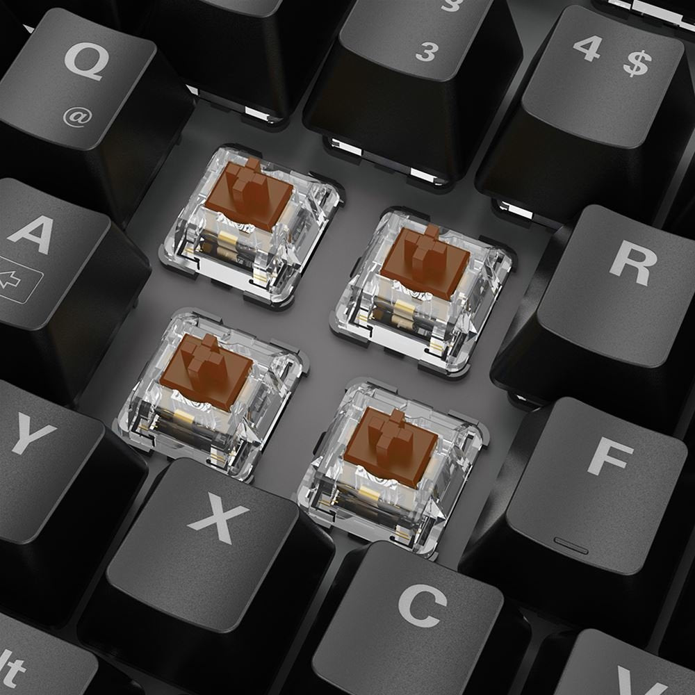 EAN 4044951037766 - Sharkoon SKILLER SGK20 Brown teclado Juego USB QWERTZ Alemán Negro imagen 3