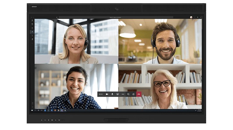 Avocor W5555 Pizarra Y Accesorios Interactivos 139,7 Cm (55") 3840 X 2160 Pixeles Pantalla Táctil Negro