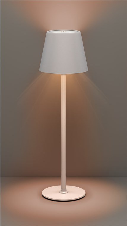 Lámpara De Mesa Led Inalámbrica, Tamaño M, 37 Cm, Blanca
Con Control Táctil, 170 Lm, Luz Blanca Cálida (3000 K) Regulable