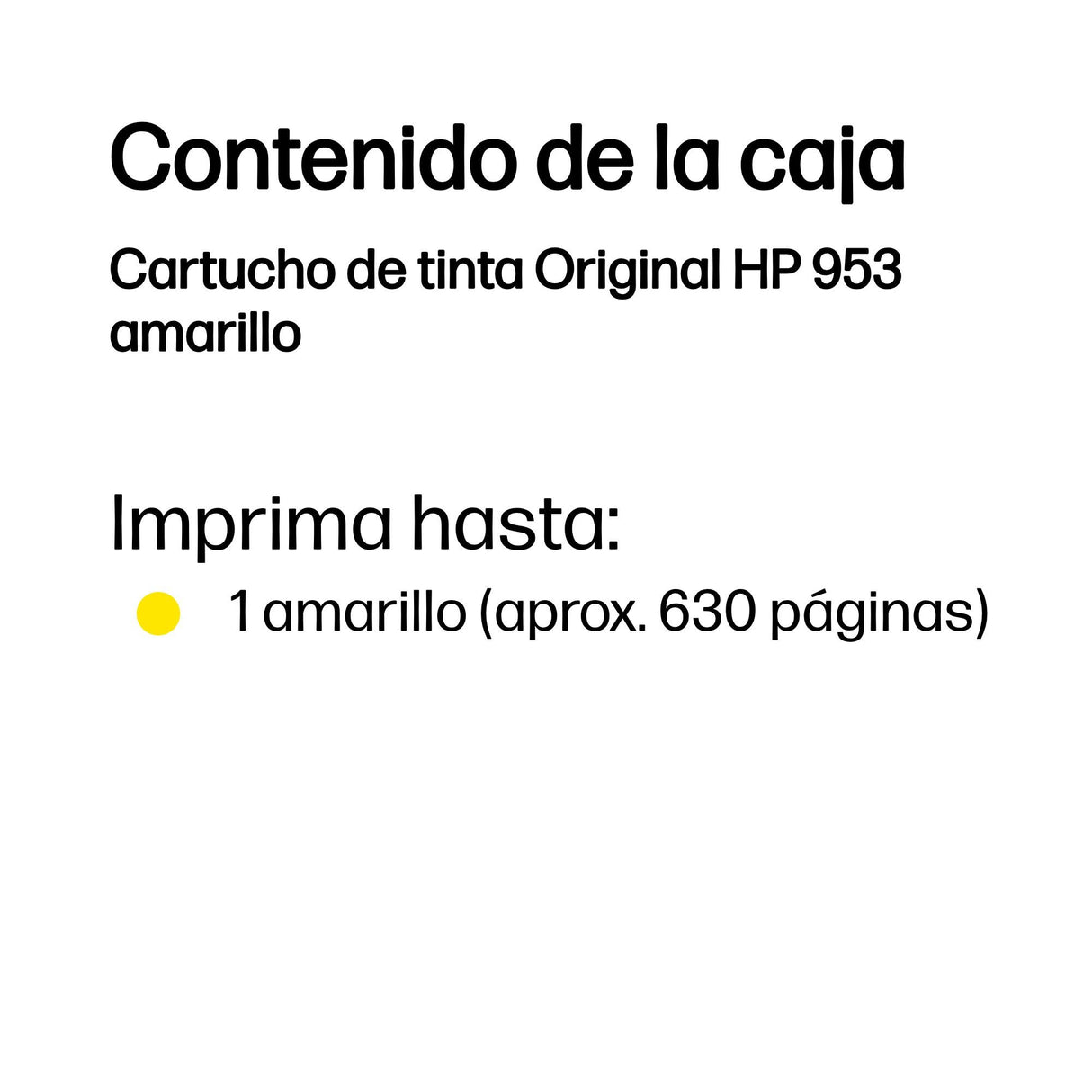 EAN 0725184104039 - HP 953 Yellow Original Ink Cartridge cartucho de tinta 1 pieza(s) Estándar imagen 3