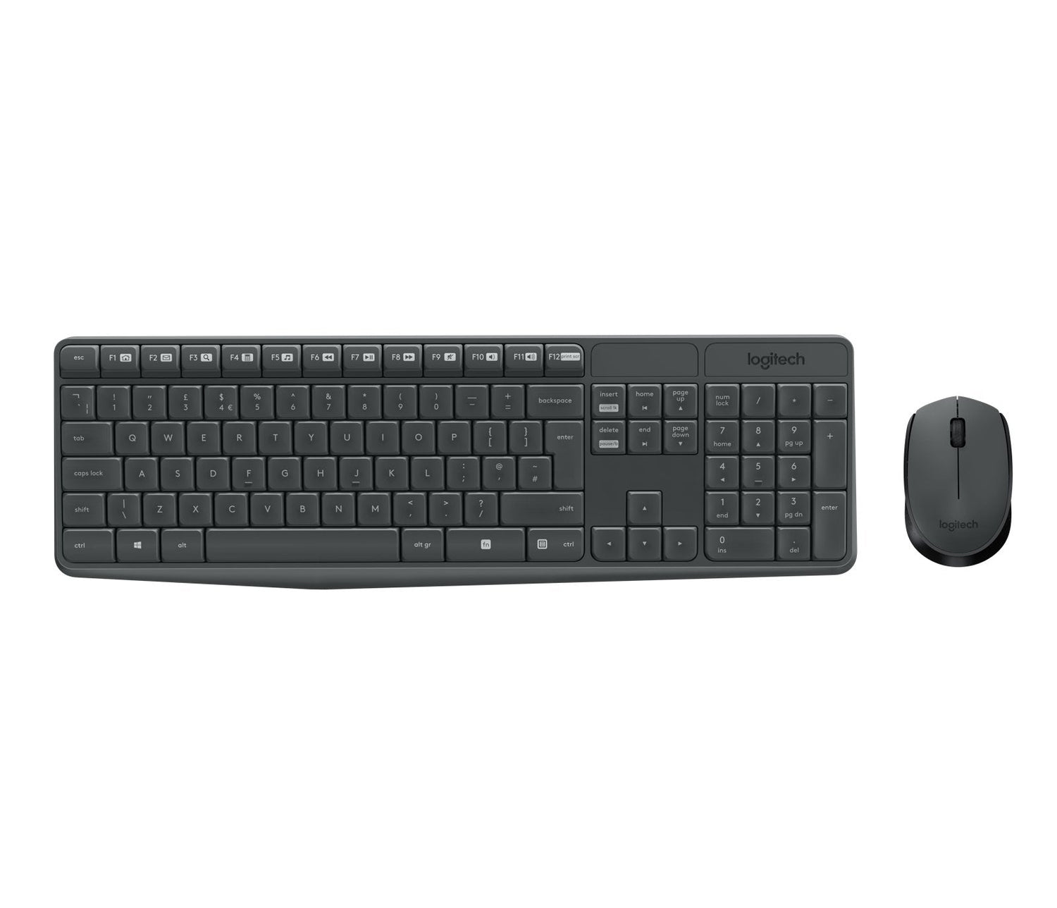 EAN 5099206063846 - Logitech 920-007905 teclado Ratón incluido Hogar USB QWERTZ Alemán Gris imagen 3