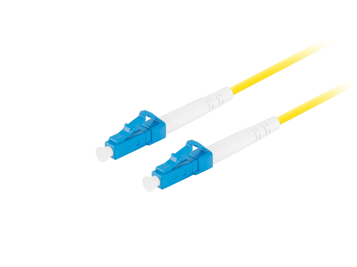 Cable Fibra Óptica 10m Lanberg Mono Lc/Upc-Lc/Upc Simplex G657a1 Lszh Amarillo