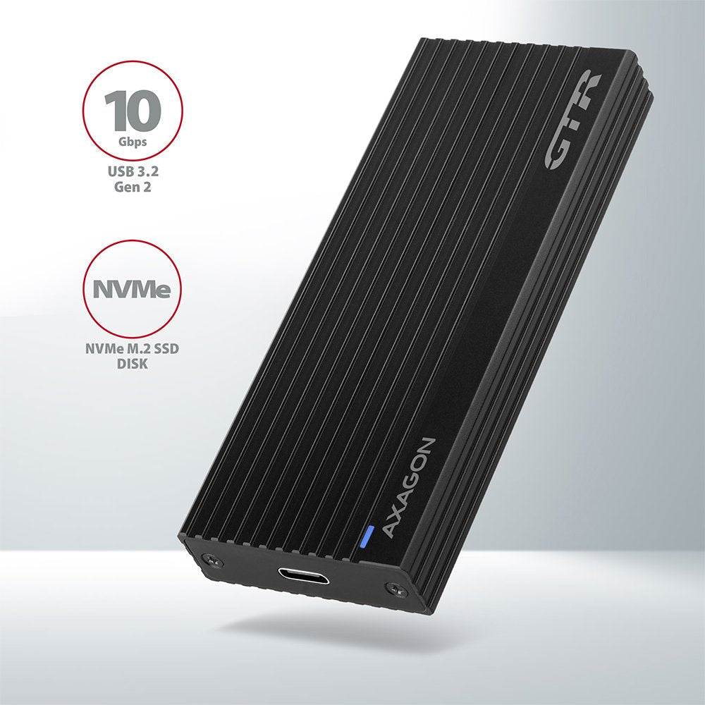 EAN 8595247906151 - Axagon EM2-GTR Caja externa para unidad de estado sólido (SSD) Negro M.2 imagen 3