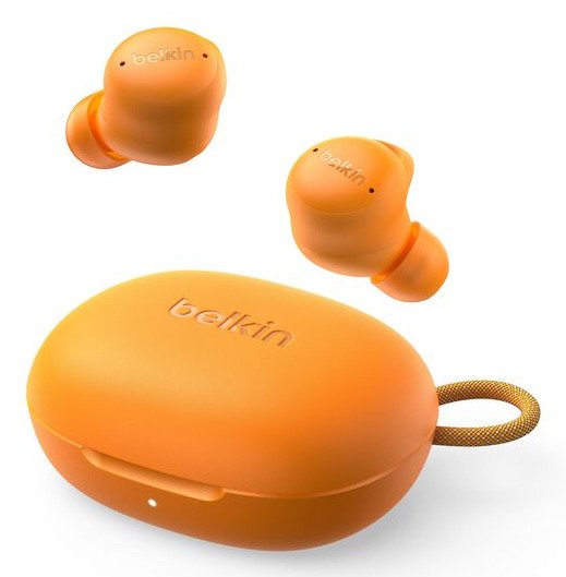 Belkin Soundform Isolate Noise Cancel. In-Ear Orange Auc017hqog