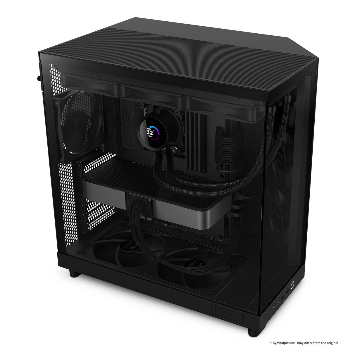 EAN 5056547204055 - NZXT H6 Flow Midi Tower Negro imagen 15