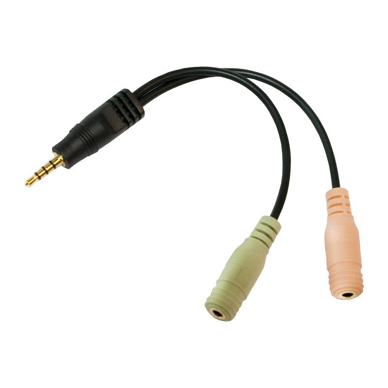 Logilink Audio Adaptador 3,5mm Male 4p.-> 3,5mm Female