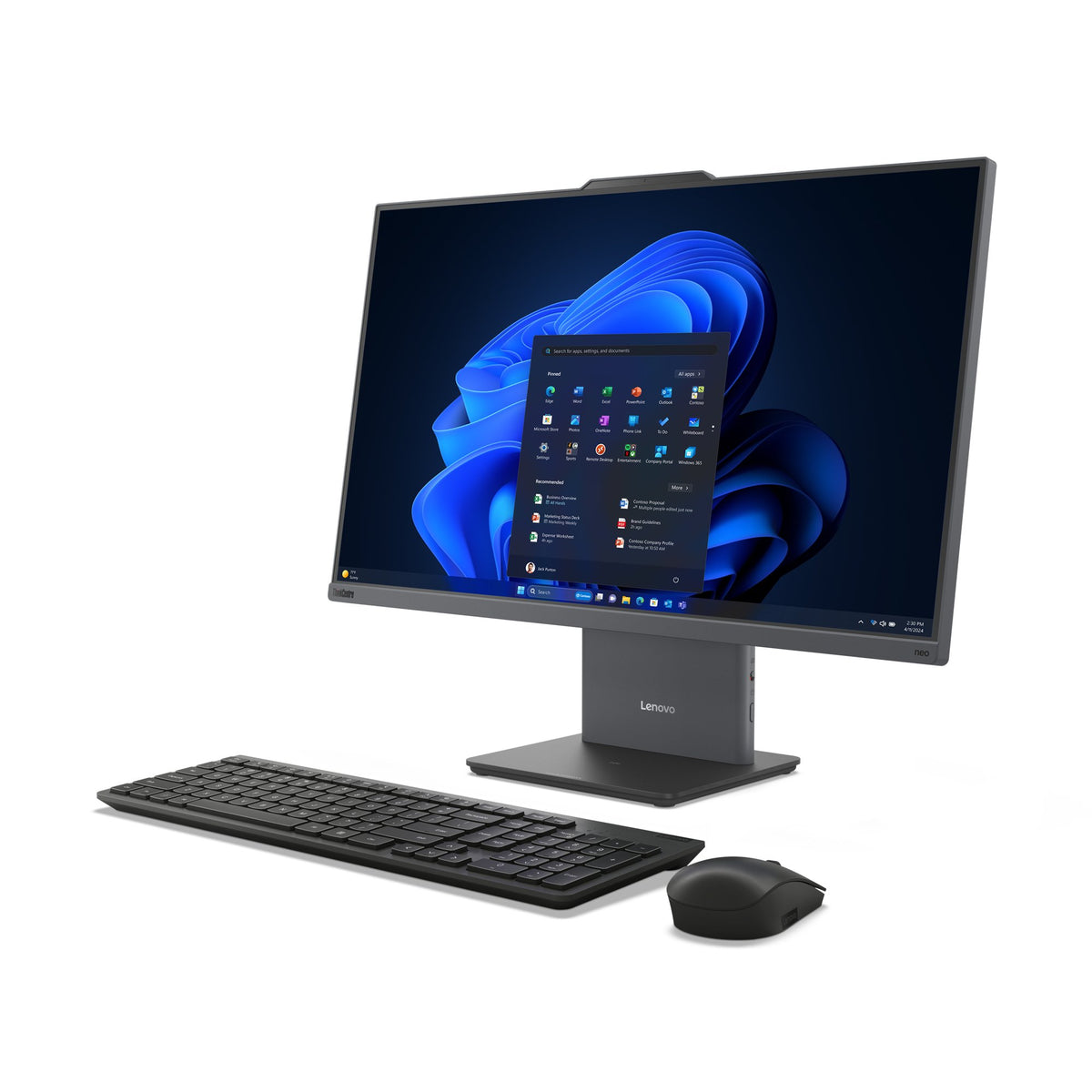 EAN 0199273371860 - Lenovo ThinkCentre neo 50a 27 Gen 5 Intel Core 5 210H 68,6 cm (27") 1920 x 1080 Pixeles Pantalla táctil P imagen 2