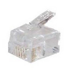 S-Conn Tc 72040 Conector Rj11 Negro