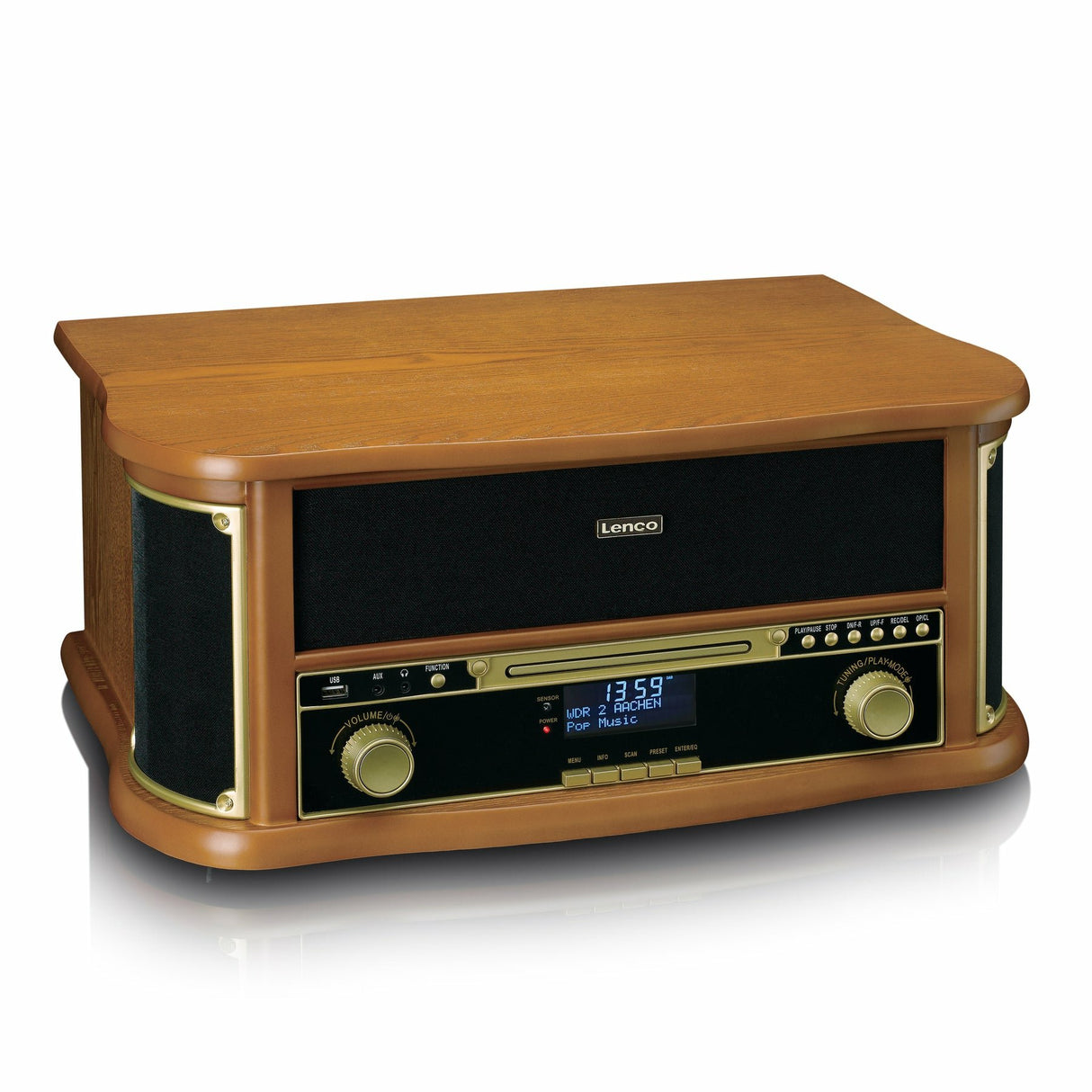 EAN 8711902082910 - Lenco TCD-2571WD 10 W Madera imagen 2