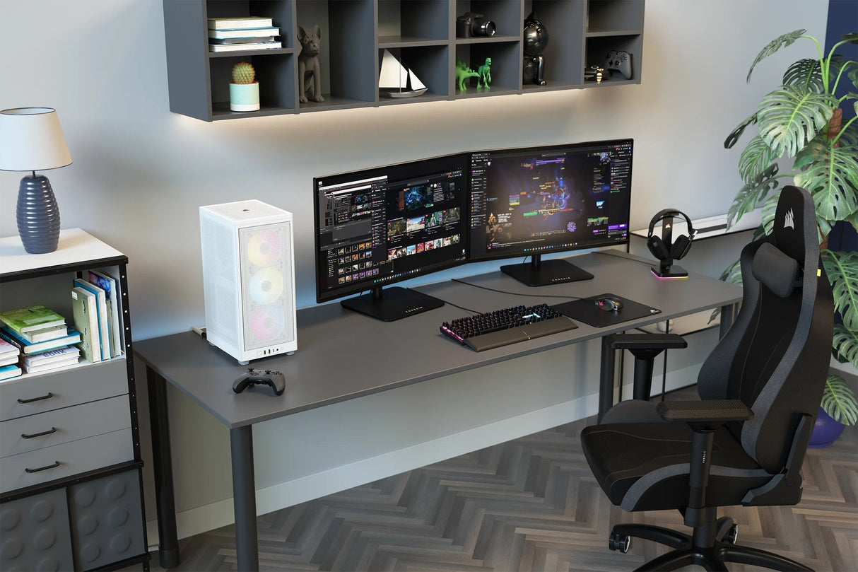 Caja Mini Itx Icue 2000d Rgb Airflow White Corsair