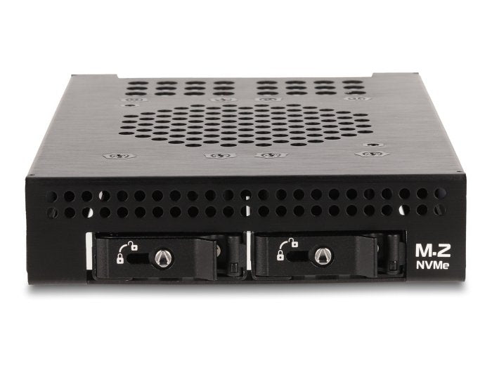 Delock 47117 Rack Móvil De 3.5" Para 2 X Ssd M.2 Nvme Con Conector Slim Sas Sff-8654 Delgado
