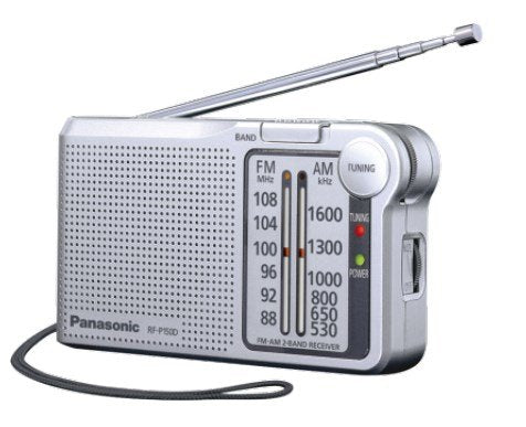 Radio Portátil Panasonic Rf-P150d Plata