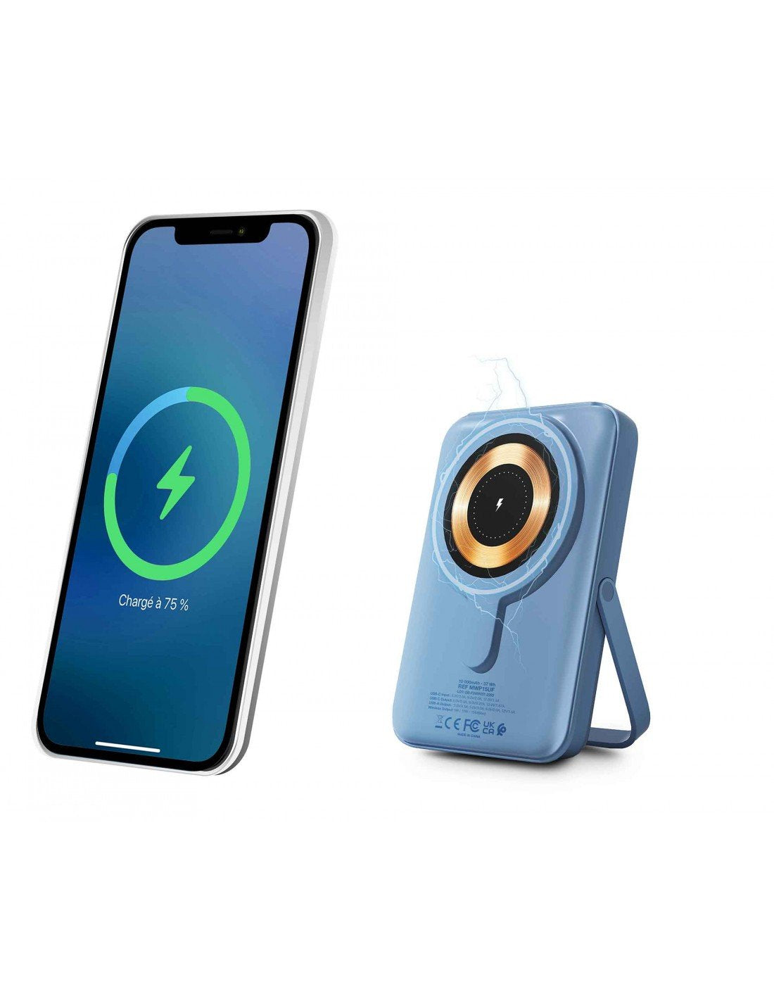 EAN 3760170885223 - Urban Factory Magnee Power 10000 mAh Cargador inalámbrico Azul imagen 2