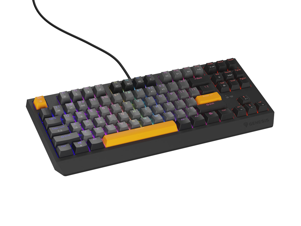 Genesis Thor 230 Tkl Anchor Gray Negative Rgb Outemu Red